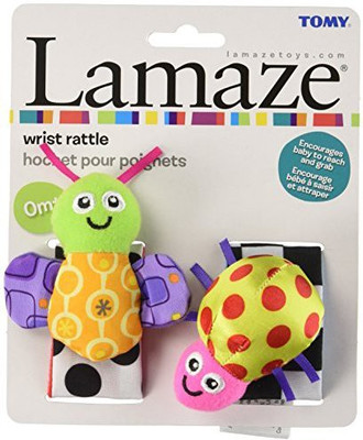 

Lamaze Wrist Rattles Rattle(Multicolor)