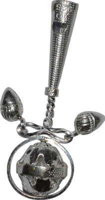 

Kataria Jewellers 16.92 Grams BIS Hallmarked Silver Baby Khilona Rattle(Silver)