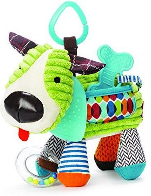 

Skip Hop Bandana Buddies Activity Toy, Puppy Rattle(Multicolor)