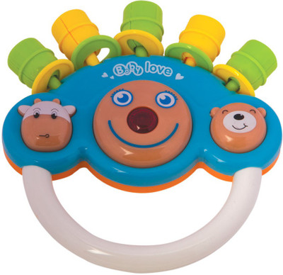 MeeMee Cheerful Rattle_MM-3909_Blue Rattle(Blue)