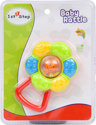 

1st Step Flora Rattle Rattle(Multicolor)