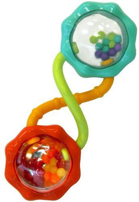 

Bright Starts Rattle and Shake Barbell Rattle (Discontinued by Manufacturer) Rattle(Multicolor)