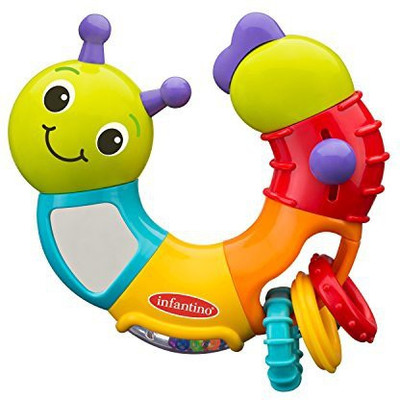 

Infantino Topsy Turvy Twist and Play Caterpillar Rattle(Multicolor)