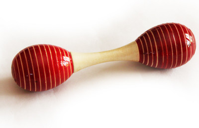 

Aatike Dumbbell Rattle(Red, Cream)