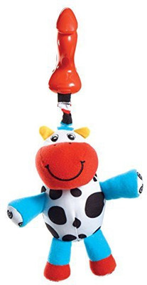 

Tiny Love Smarts Clip on Toy, Chloe Cow Rattle(Multicolor)
