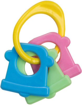 

Love Baby First Toy - Cow Bell Rattle(Multicolor)