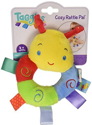 

Taggies Cozy Plush Rattle Pal Rattle(Multicolor)