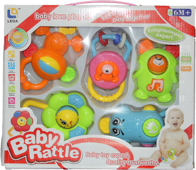 

Mamaboo Baby Love Rattle(Multicolor)