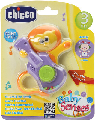 

Chicco Musical Lion Rattle Rattle(Multicolor)