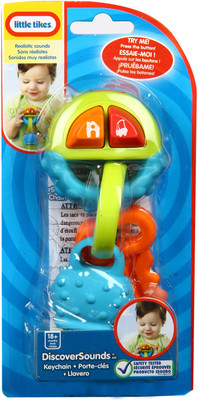 

Little Tikes Discover Sounds Keychain Rattle(Multicolor)