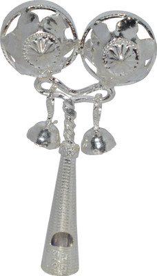

Kataria Jewellers 19.15 Grams BIS Hallmarked Silver Baby Khilona Rattle(Silver)