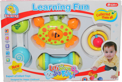 

Mamaboo Learning Fun Baby Rattle(Multicolor)
