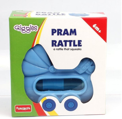 

Funskool Giggles Pram Rattle(Blue)