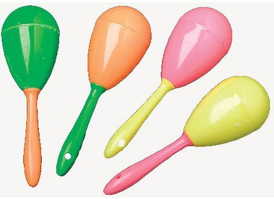 

US Toys Mini Maracas Rattle(Multicolor)