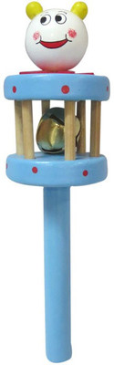 

DCS Kids Wooden Blue Rattle(Blue)
