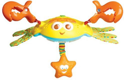 

Tiny Love Crosby Clip-On Crab Stroller Toy Rattle(Multicolor)