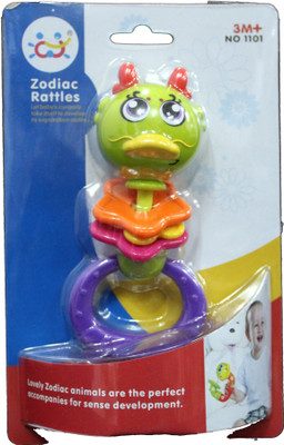 

Mamaboo Huile Zodiac Catapiller Rattle(Multicolor)