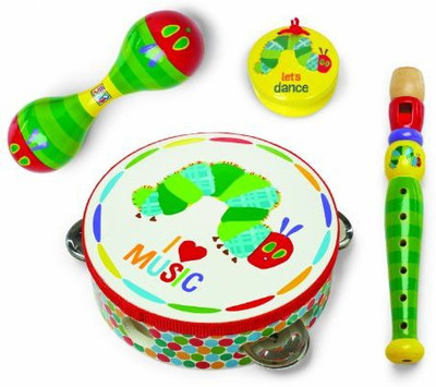 Kids Preferred World of Eric Carle, The Very Hungry Caterpillar Instrument Gift Set - Boxed Rattle(Multicolor) Flipkart