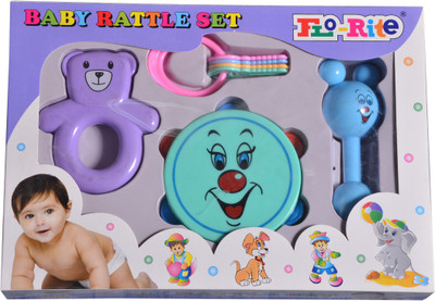 

Florite Baby Toys Rattle(Multicolor)