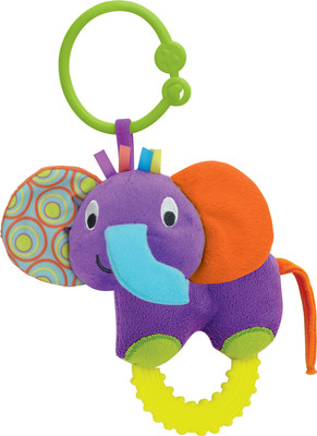

Winfun Little Pals Timber the Elephant Hand Rattle(Multicolor)