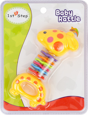 

1st Step Deer Rattle Rattle(Multicolor)