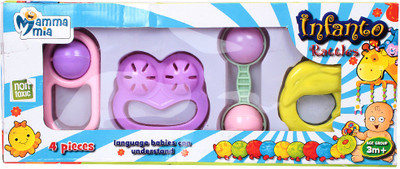 

Mamma Mia Infanto4 Rattle(Multicolor)