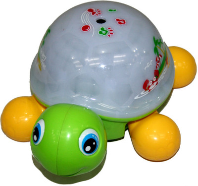 

Adraxx Exciting Head Bobbing, Ball-floating Turtle Rattle(Multicolor)
