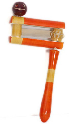 NativeBag Frog Rattle(Multicolor)