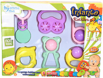 

Mamma Mia Infanto Rattle(Multicolor)
