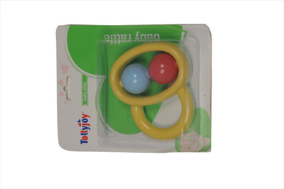 

Tollyjoy Pom Pom Rattle Rattle(Multicolor)