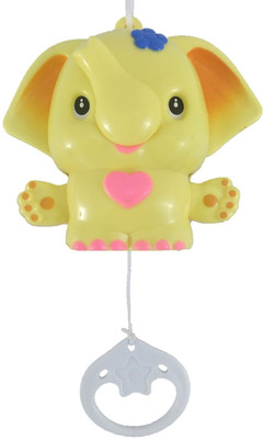 

Sahibuy Baby First Musical Animal Pull String Toy Yellow Rattle(Yellow)