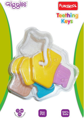 

Funskool GIGGLE TEETHING KEYS Rattle(Multicolor)