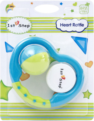 

1st Step Heart Rattle Rattle(Multicolor)