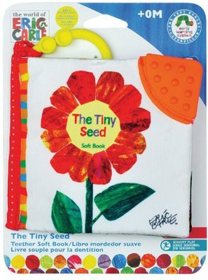 

Eric Carle World of Tiny Seed Clip-On Soft Book by Kids Preferred Rattle(Multicolor)