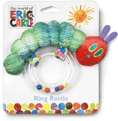 

Sesame Street World of Eric Carle, The Very Hungry Caterpillar Ring Rattle(Multicolor)