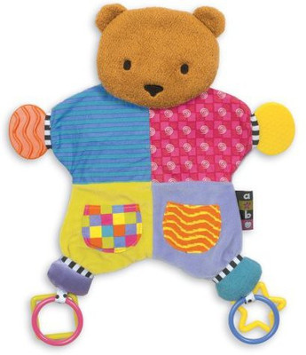 

Kids Preferred Amazing Baby Blanket Teether Bear Rattle(Multicolor)
