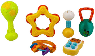 

Abhitoys Multicolour PVC Rattle Set - 6 Pieces Rattle(Multicolor)