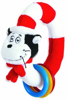 

Manhattan Toy Maison Chic Educational Products - Dr. Seuss Ring Rattle - Soft Fiber Plush Rattle(Multicolor)