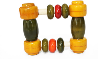 

Aatike Rattle Rectangle Rattle(Cream, Yellow, Green, Orange)