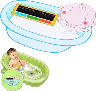 

Futaba Card Plate Board for Babies Infants Bath Thermometer(Blue)