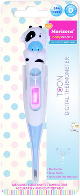 

Morisons Baby Dreams Toon Digital Thermometer White Cow Bath Thermometer(White)