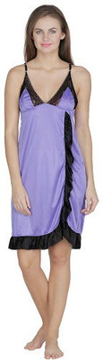 

Klamotten Solid Babydoll, Purple