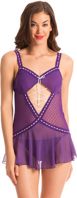 

PrettySecrets Solid Babydoll, Purple