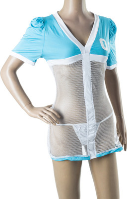 

Midnight Embellished Babydoll, Blue