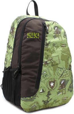 

Wildcraft Bolt Backpack(Green, Brown), Brown and green
