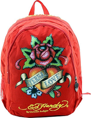 

Ed Hardy Backpack(Red)
