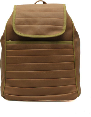 Pochette Men & Women Brown 10 L Backpack(Brown)