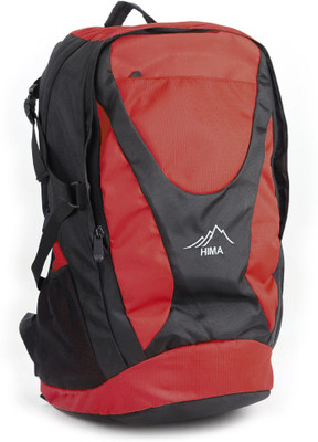 

HIMA Backpack(Black, Red), Black and red