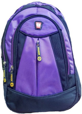 

FASHION BAZAAR INDIA TYCOON VIOLET SCHOOL BAG 30 L Backpack(Purple, Black), Violet black purple