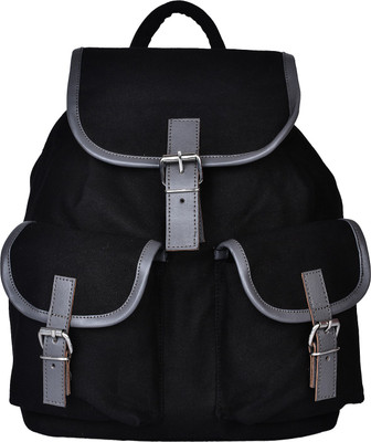 

Anekaant Monochrome 1.3 L Backpack(Black, Grey), Black-01